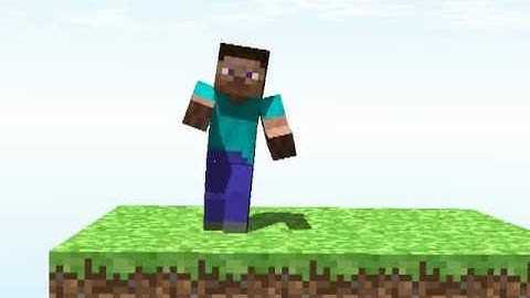 My first minecraft animation (backflip)