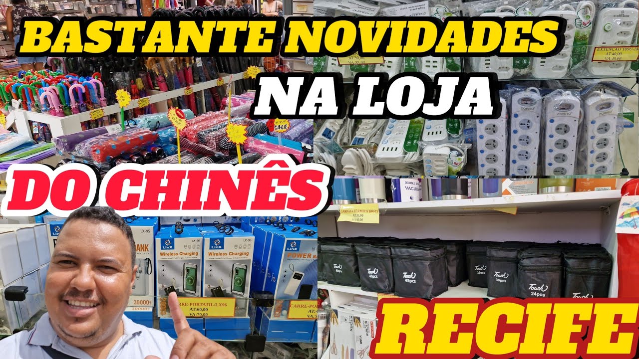 BASTANTE NOVIDADES NA LOJA DO CHINÊS NO RECIFE TUDO EM ATACADO E VAREJO 