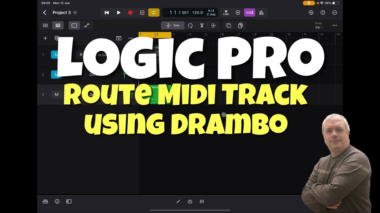 Apple Logic Pro for iPad - Tutorial 22: Route Midi Notes to Track ...