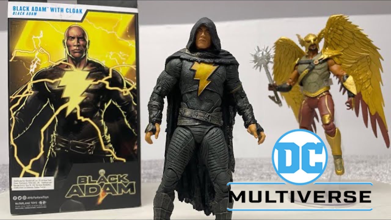 DC Multiverse Black Adam with Cloak McFarlane Toys figure review