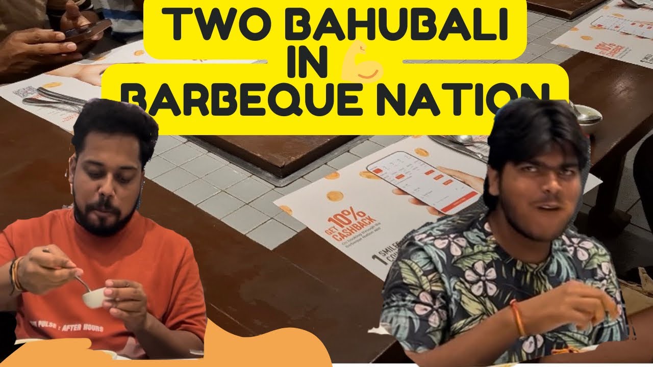 Do Bahubali ki Bhookh vs Barbeque Nation 😱🍗 | Food + Fitness Vlog