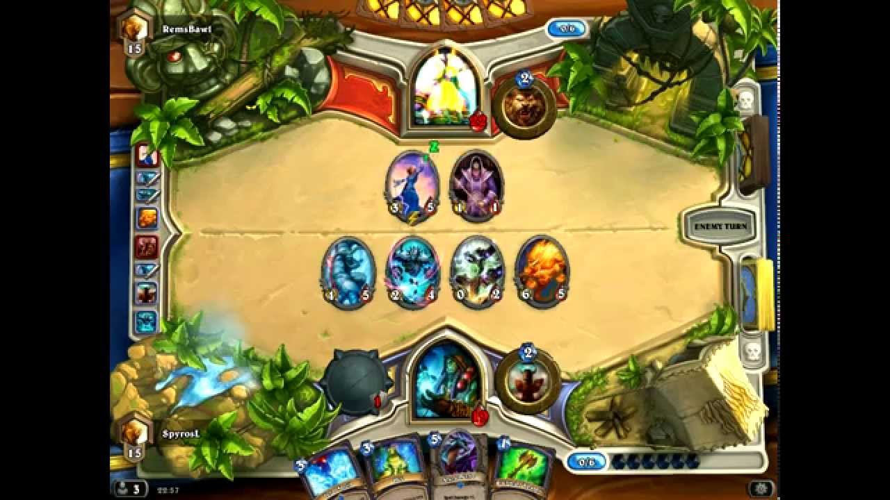Shaman vs Druid [ysera hexed] Hearthstone f2p ranked YouTube