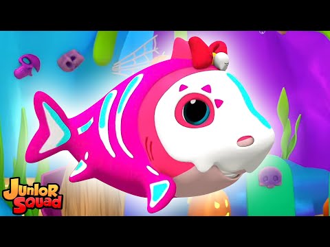 Жуткий Акуленок Детей Песни И Мультфильм Видео От Junior Squad