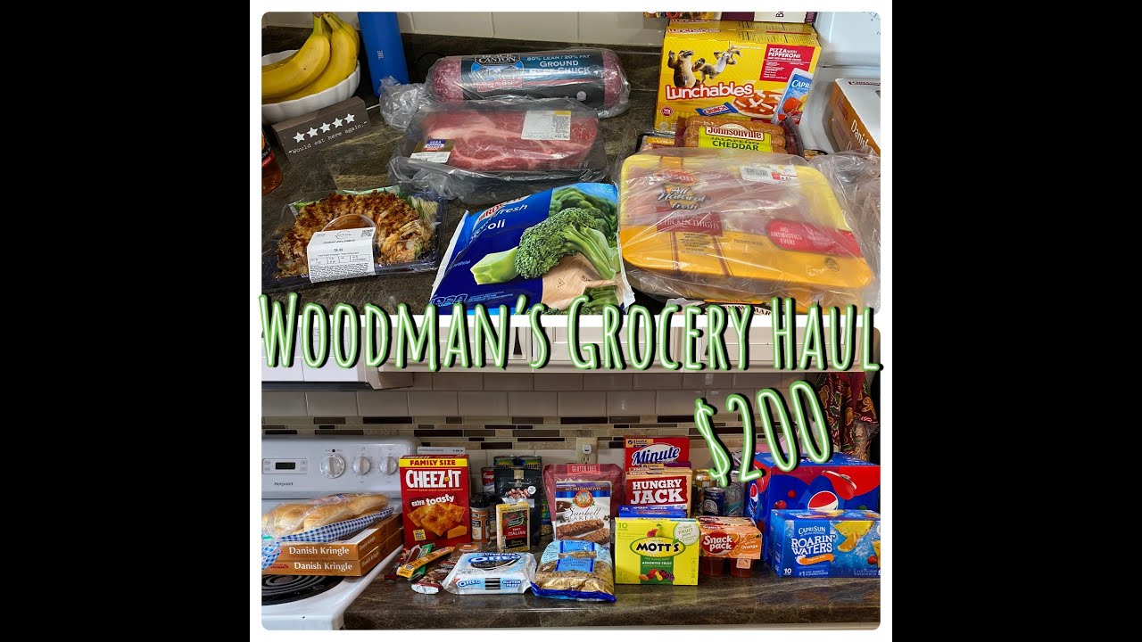 Woodman's Grocery Haul YouTube