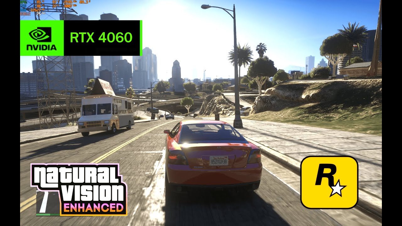 GTA 5 Enhanced NVE Maximum RT on RTX4060 - YouTube