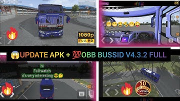 😱UPDATE APK + 💯OBB BUSSID V4.3.2 FULL MAP &NO BUG| SUPPORT KODENAME| BUSSID V4.3.2