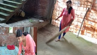 Cleaning Vlog My Morning Village Style Cleaning सबह 500 बज उठकर इतन सर कम करन पड