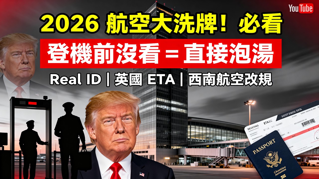 2026 航空規則大洗牌！沒搞懂直接被拒登機，少一步毀掉整趟旅行
