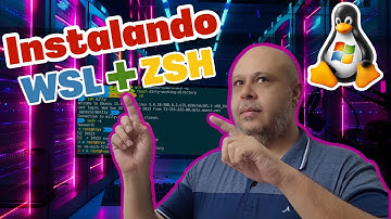 A MELHOR coisas que a Microsoft já fez WSL  CONFIGURAR O OH MY ZSH (Linux dentro do Windows) PARTE 1