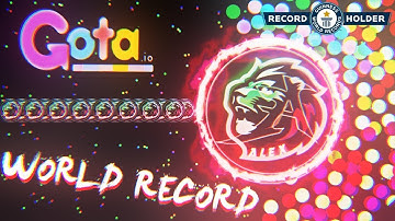 Gota.io - BEATING THE WORLD RECORD IN GOTA.IO!!! “3k to ###k” *ABSOLUTELY INSANE*