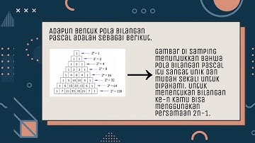 Pola BIlangan Segitiga Pascal