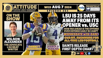 Dattitude (263): LSU closing in on opener vs. USC; Saints news thumbnail