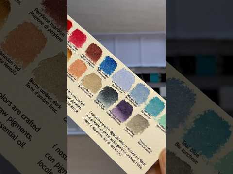 Playfully Swatching My Italian Watercolours #agallo #watercolor #swatch