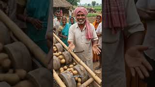 किसान ने बना दी Automatic Potato Sorting Machine! मिनटों में छंटेंगे हजारों आलू 🥔#shorts #desijugaad