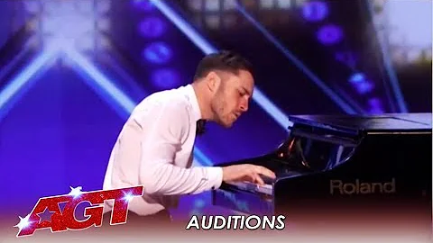 Patrizio Ratto: Italian Pianist (?) SHOCKS America With This Act | America's Got Talent 2019