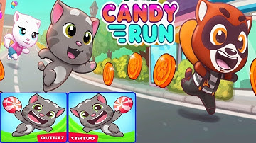🎮 Talking Tom Candy Run Android Gameplay Walkthrought Part 1