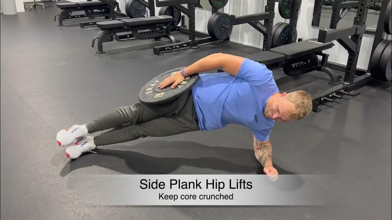Side Plank Hip Lifts YouTube