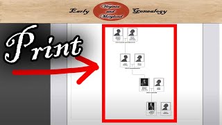 How To Print a Vertical Family Tree in Ancestry