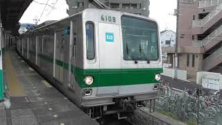 東京メトロ千代田線6000系08F　各駅停車代々木上原行　北柏駅発車