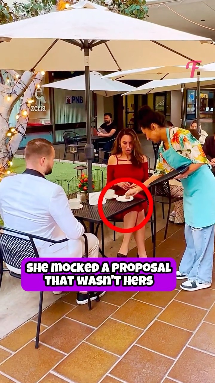 She Laughed at a Proposal and Realized It Wasn’t Hers! #shorts