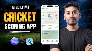 I Built a Cricket Live Score App with AI in 1 Prompt (OpenAI Codex + Flutter 2026)