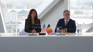 Belgian PM reacts to Poland drones incident, meets US's Noem to talk about drugs