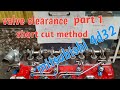 part 1 mitsubishi 4d32 valve clearance..short cut..