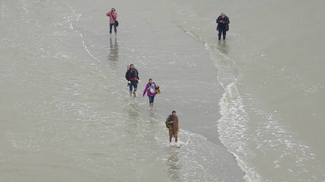 Grande marée au Mont Saint Michel