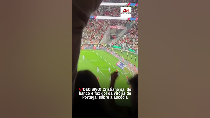 Cristiano Ronaldo marca gol da vitória de Portugal sobre a Escócia | CNN ESPORTES