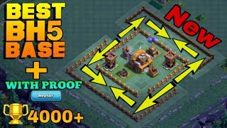 BUILDER HALL 5 (BH5) BASE LAYOUT | BEST BH5 BASE COC WITH REPLAYS |  CLASH OF CLANS