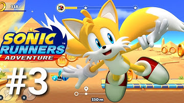 SONIC RUNNERS ADVENTURE PART 3 Gameplay Walkthrough - iOS / Android