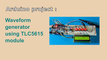 Arduino waveform generator demo