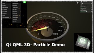 Qt Quick 3D: Particle 3D Demo screenshot 5