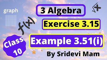 TN class 10 maths ch 3  Algebra example 3.51(i) by Sridevi mam , 10th std tamil full book syllabus