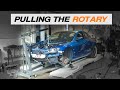 Removing the Engine from my BLOWN Mazda RX8