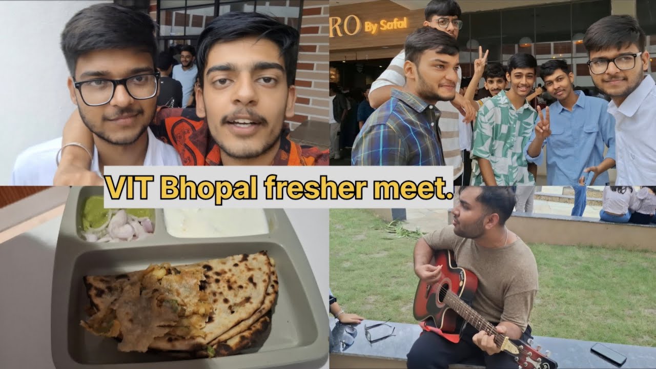 My Freshers meet at VIT Bhopal. 😃🤩