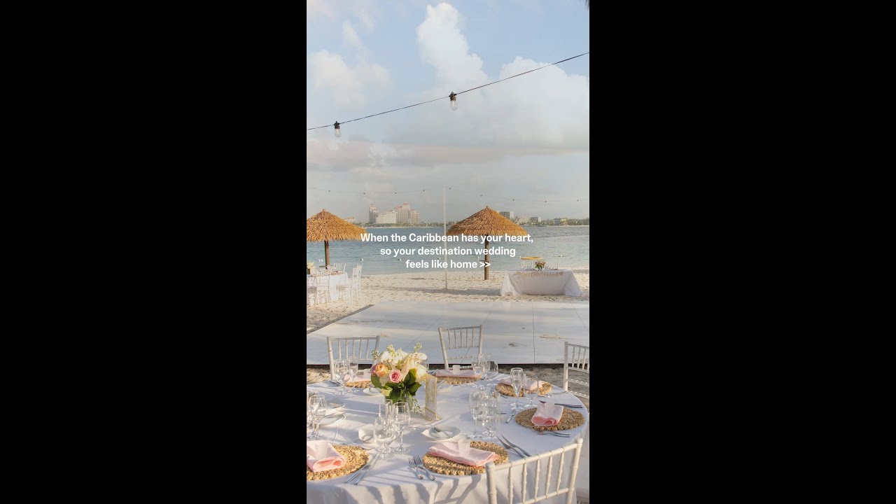 If you weren't already planning a destination wedding, congrats because you are now 💙