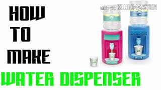 How to make mini water dispenser ?