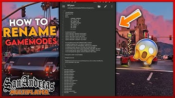 How to "RENAME" gamemodes ┇ Gta Samp Tutorials