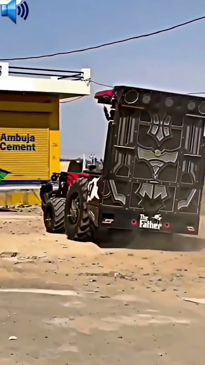 Traktor dj 😲// DJ PUNJABI // Traktor modifi video #tractor #trending