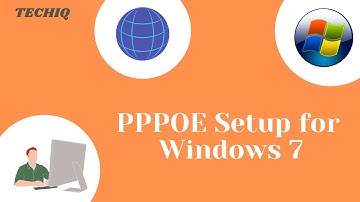 How to Configure PPPoE connection in Windows 7 OS || TechIQ