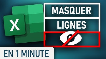 Masquer des lignes sur Excel