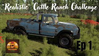"Realistic" Cattle Ranch Challenge | Ep 1 | We Go $250K in Debt!!