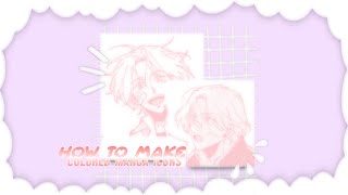 How to make colored manga icons ❥