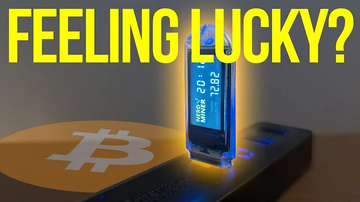 Solo Mine BTC with a USB | NerdMiner V2 Bitcoin Miner