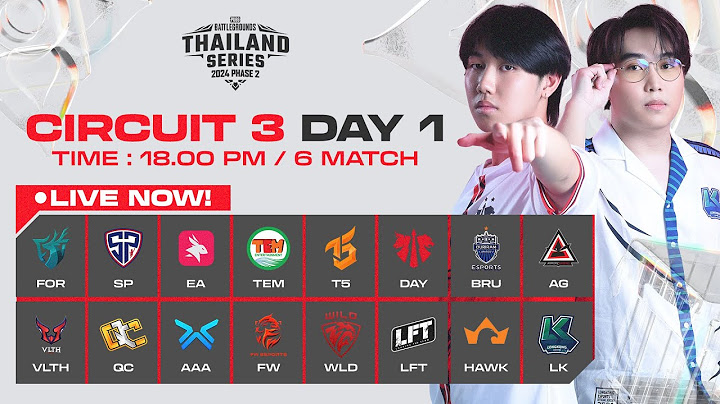 🔴Live สด! 𝐏𝐔𝐁𝐆 𝐓𝐡𝐚𝐢𝐥𝐚𝐧𝐝 𝐒𝐞𝐫𝐢𝐞𝐬 𝟐𝟎𝟐𝟒 𝐏𝐡𝐚𝐬𝐞 𝟐 Circuit 3 วันที่ 1 l ชิงตั๋วลุย EWC , PGS APAC Qualifier