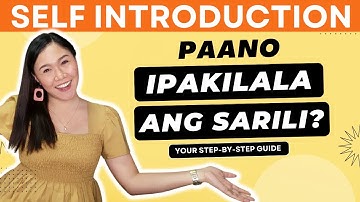 PAANO IPAKILALA ANG SARILI? || Self Introduction || Aubrey Bermudez