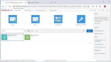 APEX23 of 30: Query Builder writes SQL code.  Create a modal (pop-up) form to display a picture.