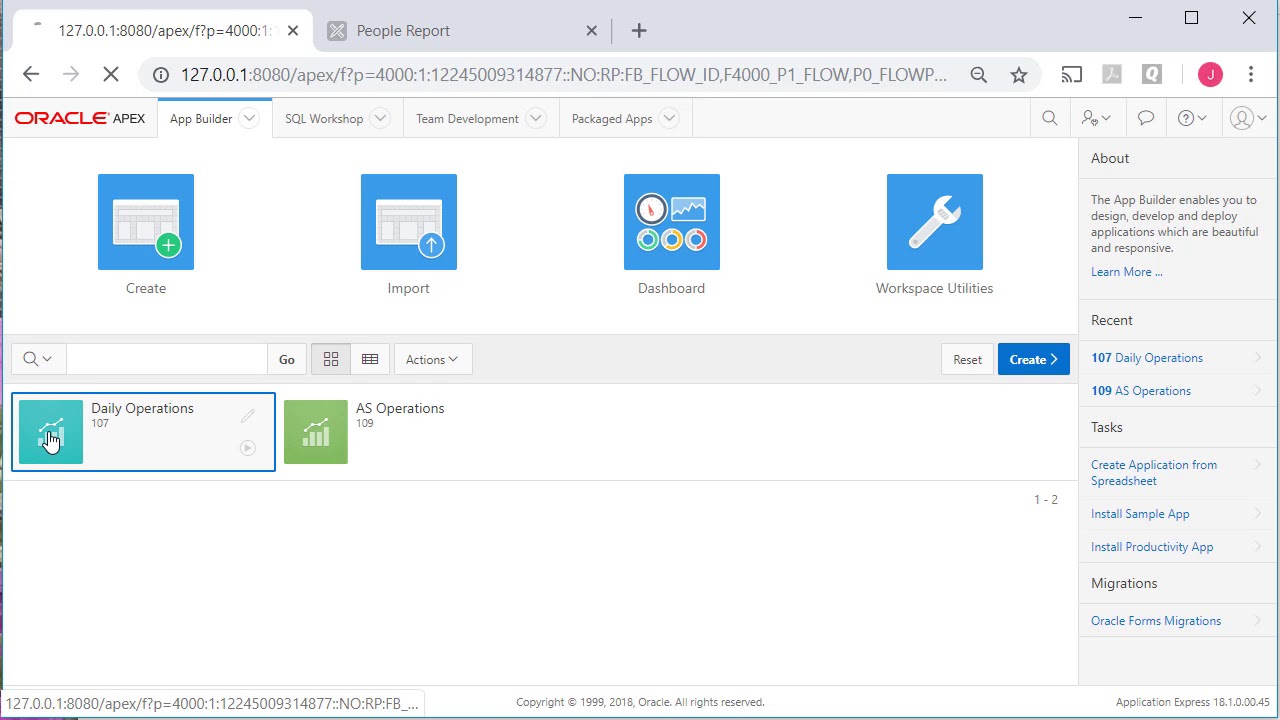 APEX23 of 30: Query Builder writes SQL code. Create a modal (pop-up ...