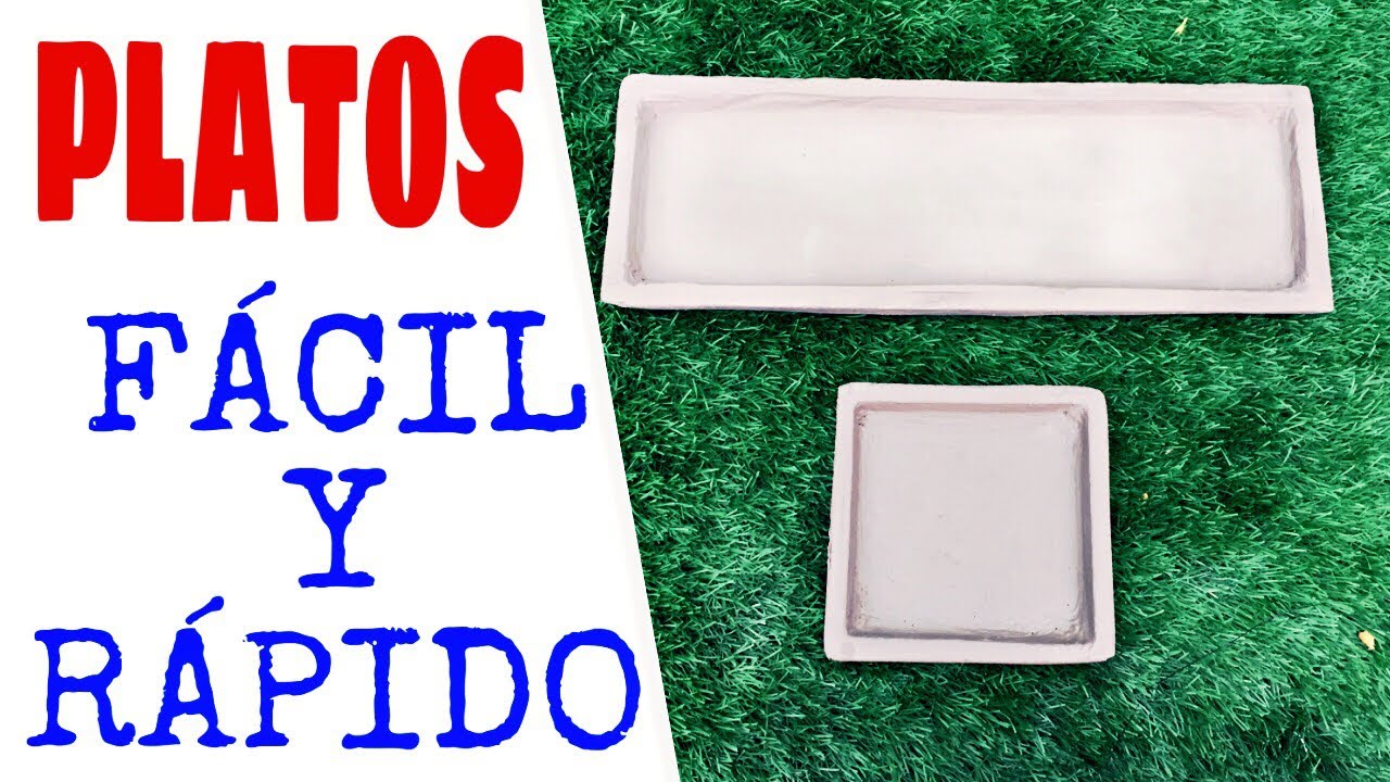 Albardilla caligrafía Complaciente 💚DISHES for POTS✓HOW TO MAKE FAST AND EASY CEMENT POTS / cement glass /  DIY / Craft / pot - YouTube